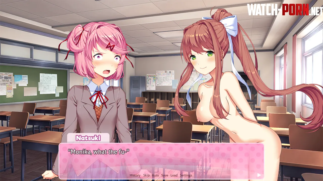 What are Natsuki and Monika doing Wrong answers only by PsychoLocc