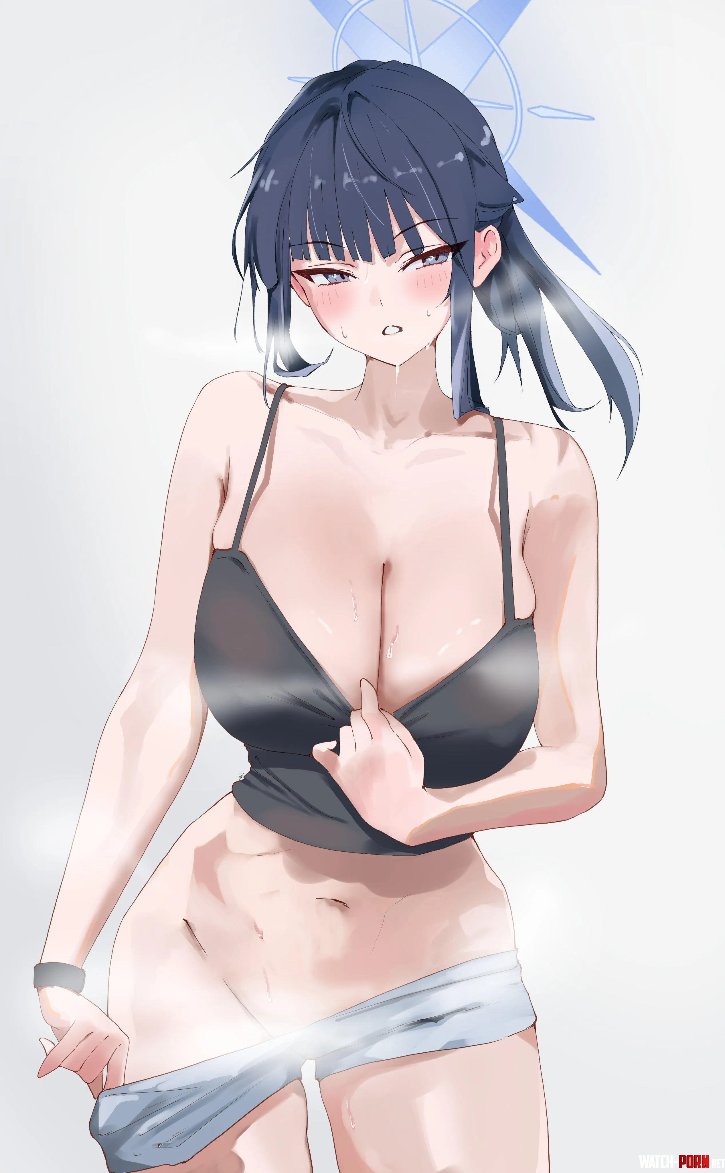 Steamy Saori Blue Archive by A_MASSIVE_PERVERT