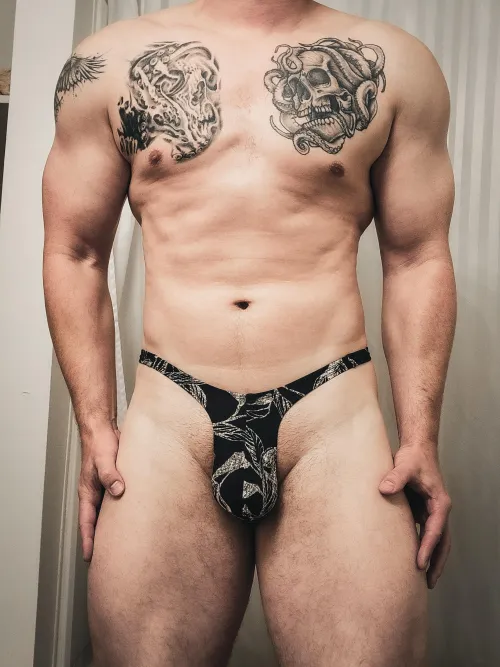 Thumbnail Opinions on This Design for Etsy: just_thongs in GayThong