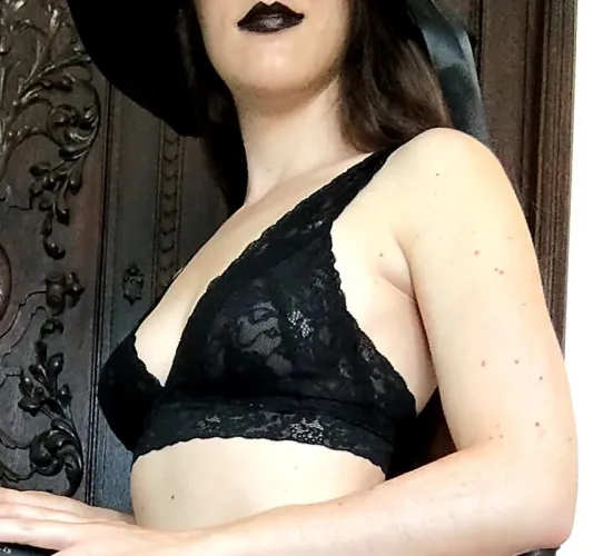 Thumbnail Brawesome Black Lace Bra for Witchy Style by darkspellslingerie | IRTR Collection