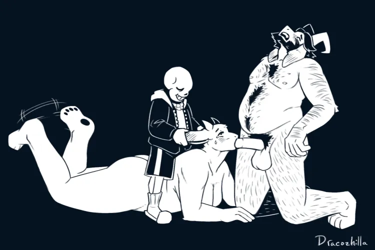 Thumbnail Toriel, Sans, Asgore: A Commission Journey | Dracozhilla