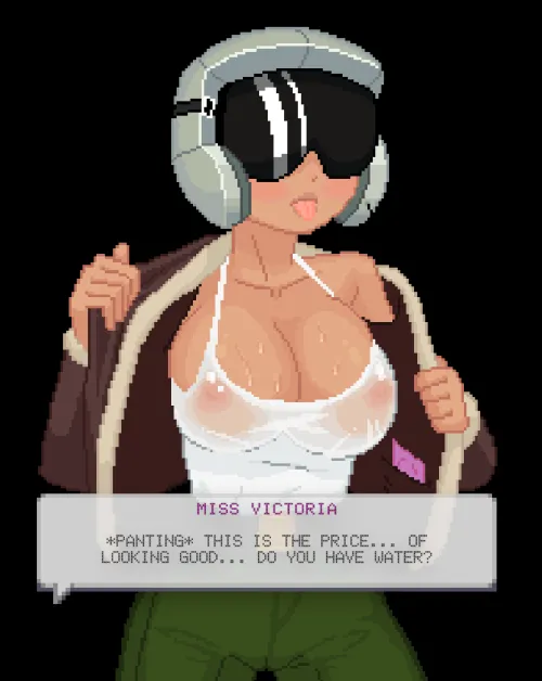 Thumbnail Experience the Hotness of 'Miss Victoria' in GIRLDIVERS Pixel Art NSFW by sweetcakesgames