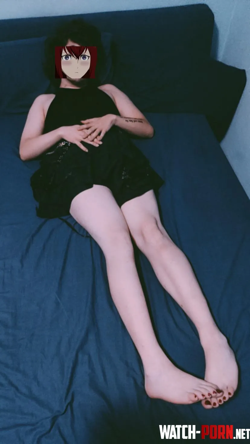 Goth Femboy chilling in bed  by yourvampy