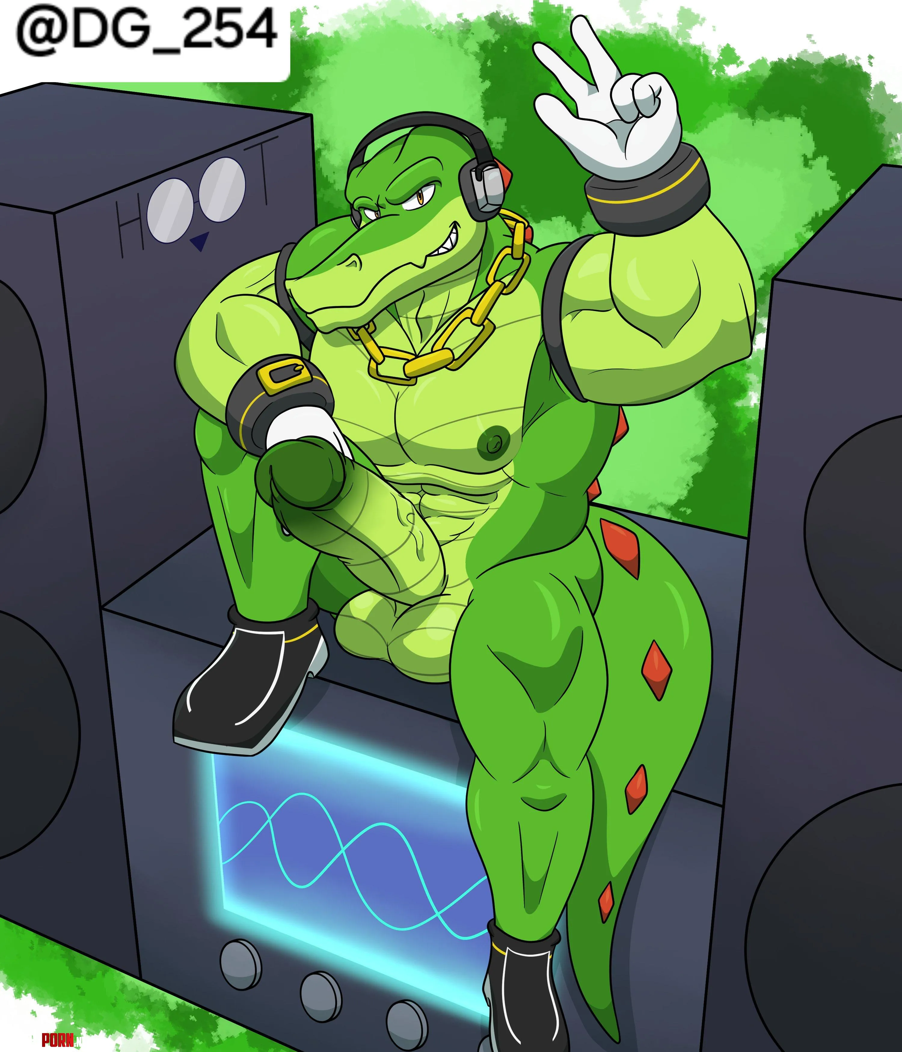 Vector The Crocodile MDG254 by Sonic_the_hedgedog