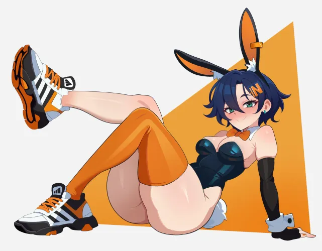 Thumbnail Bunny Suit Belle with Adidas: Thighdeology Fashion Fusion