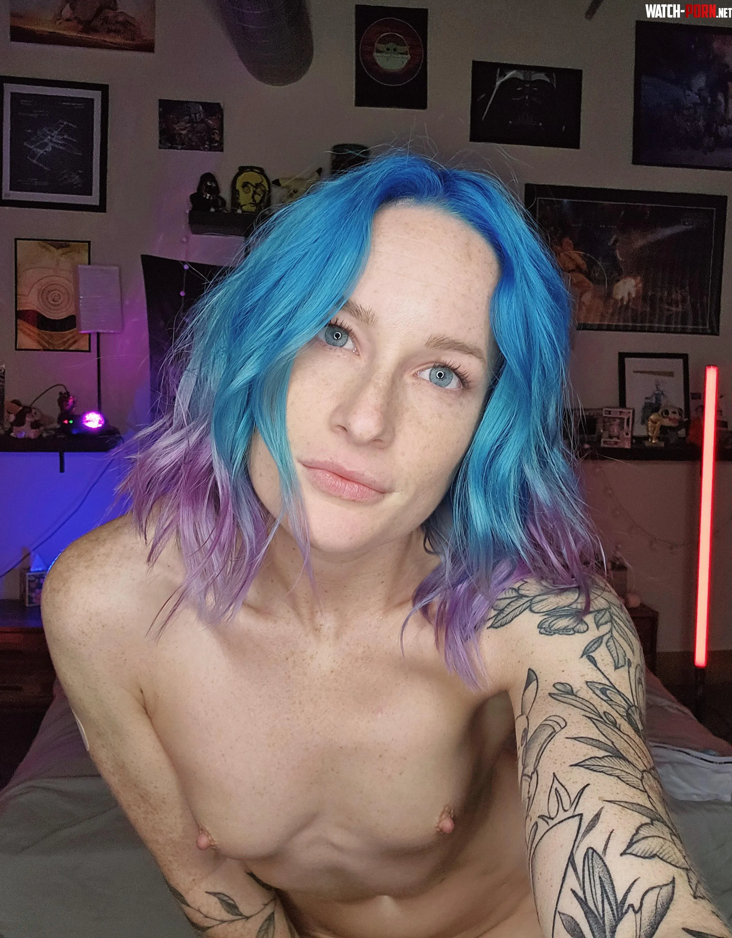 Blue hair  the smallest tits youve ever seen by _MyLittlePanda_