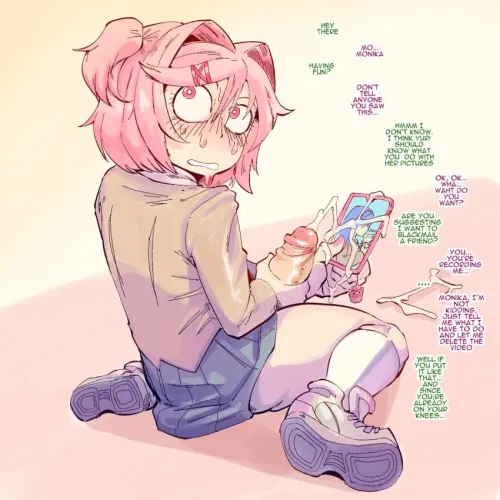 Thumbnail Natsuki Caught in an Artist Box in DDLC Rule34 | SomeRandomTransfemm