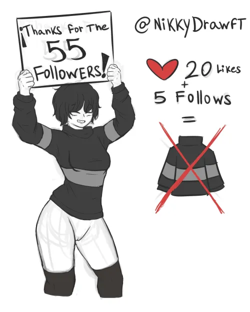 Thumbnail Special Treat: Nude Frisk with 55 Followers on XTwitter