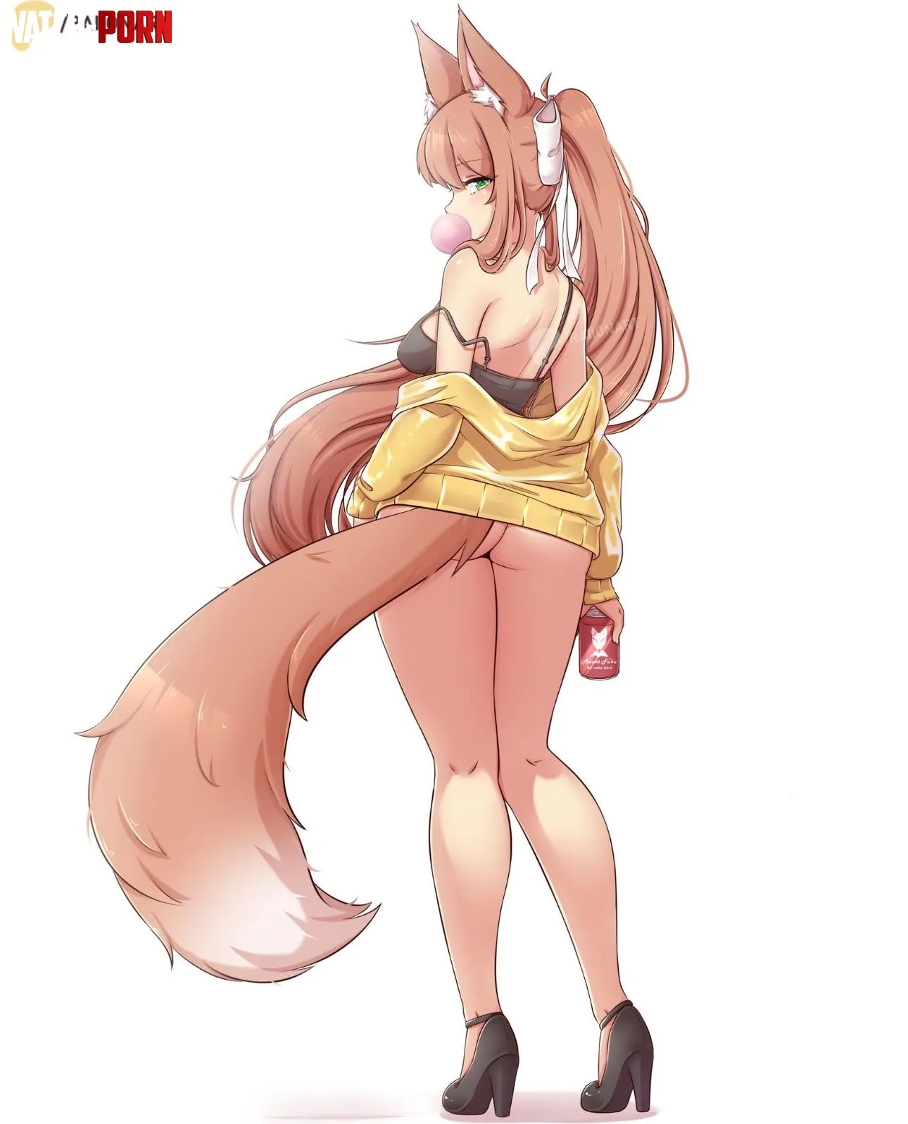 Kitsune Fox Monika by Efficient_Tank7699