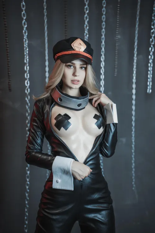 Thumbnail Unlock the Mystery of Camie's Leather Costume by Kanracosplay in BokuNoEroAcademia