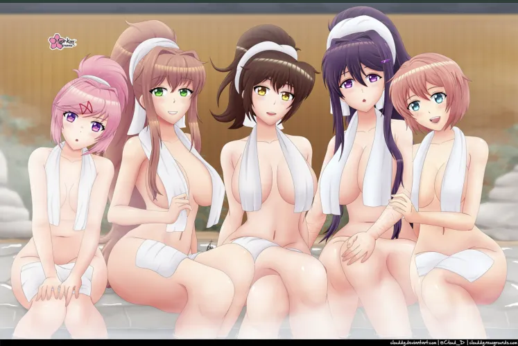 Thumbnail The Dokis' Hot Spring Adventure in DDLCRule34 by TheWrestlingGod_2004