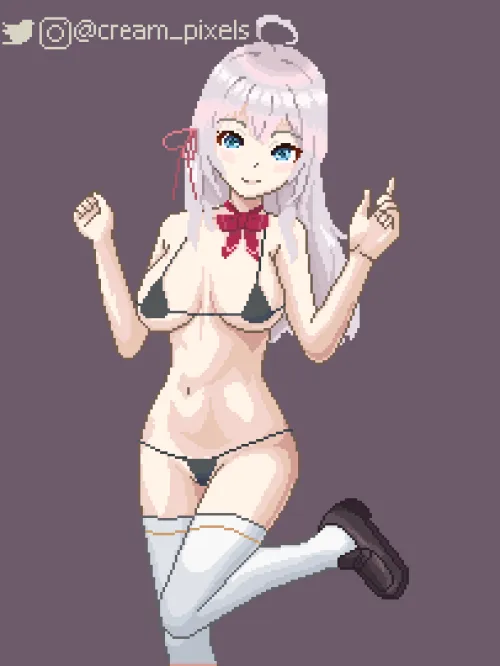 Thumbnail CreamPixels' PixelArtNSFW Alisa Kujou Masterpieces