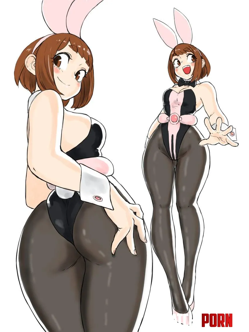 Ochako showing off her NEW hero suit to catch everyones eyes  Artist  toshinoshin00 by HHHub69