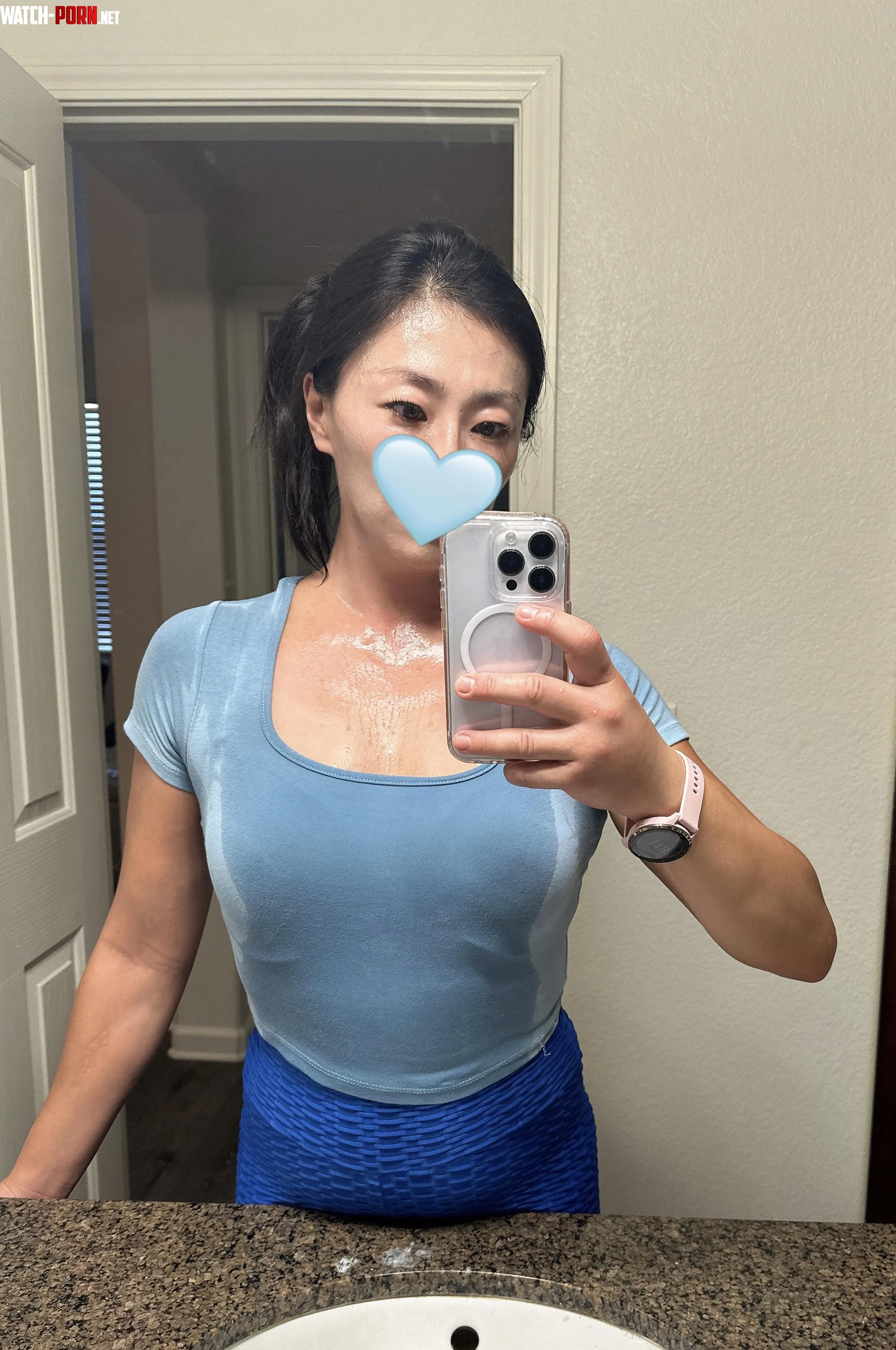 I think this is the most I have ever sweat after a 30 minute workout by Asian_Climax_Queen