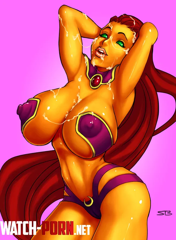 Starfire in bliss SketchyBehaviour by SiarX