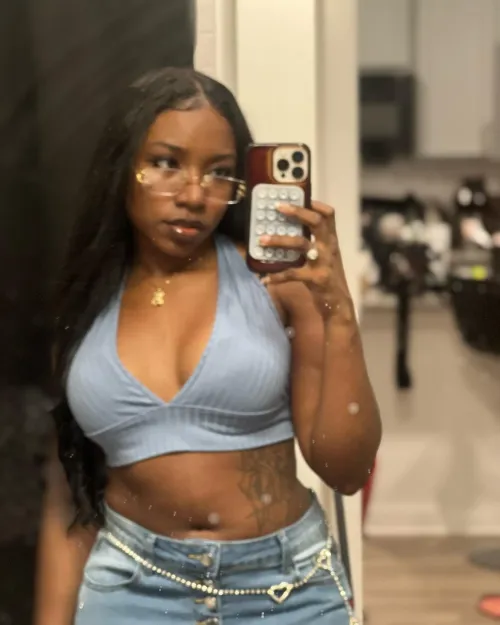 Thumbnail Dazzling Mirror Selfies by SolelyBria in Croptopgirls Category