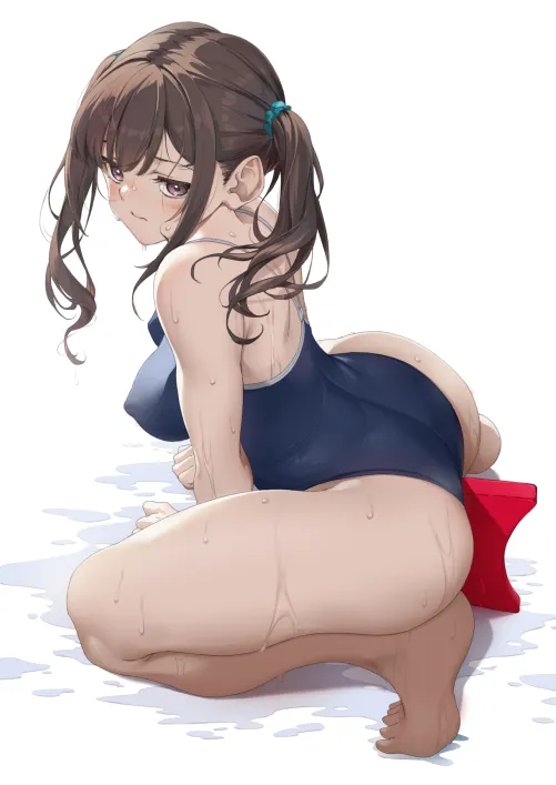 Thumbnail Swimsuit Squat by x54dc5zx8: Sukebei Beach Vibes