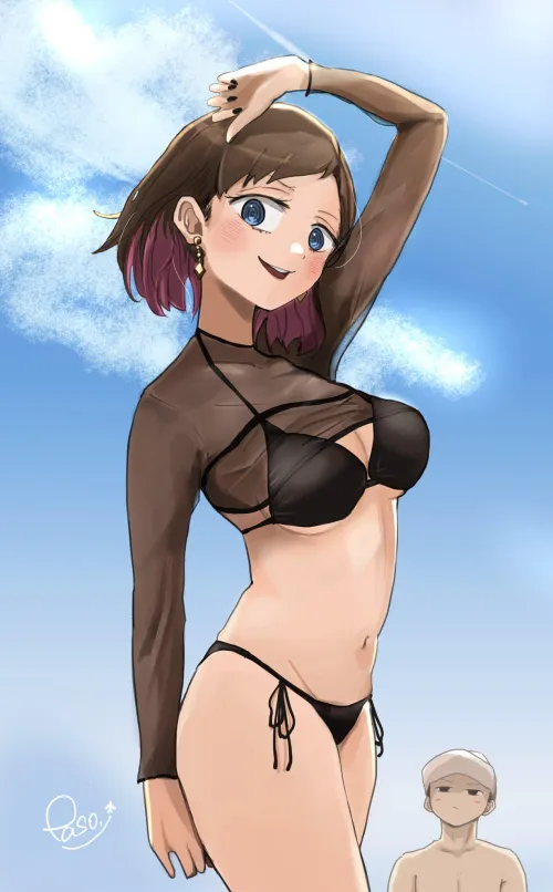 Thumbnail Kana's Black Bikini Adventures by Author Csxc in the Pantsu Category