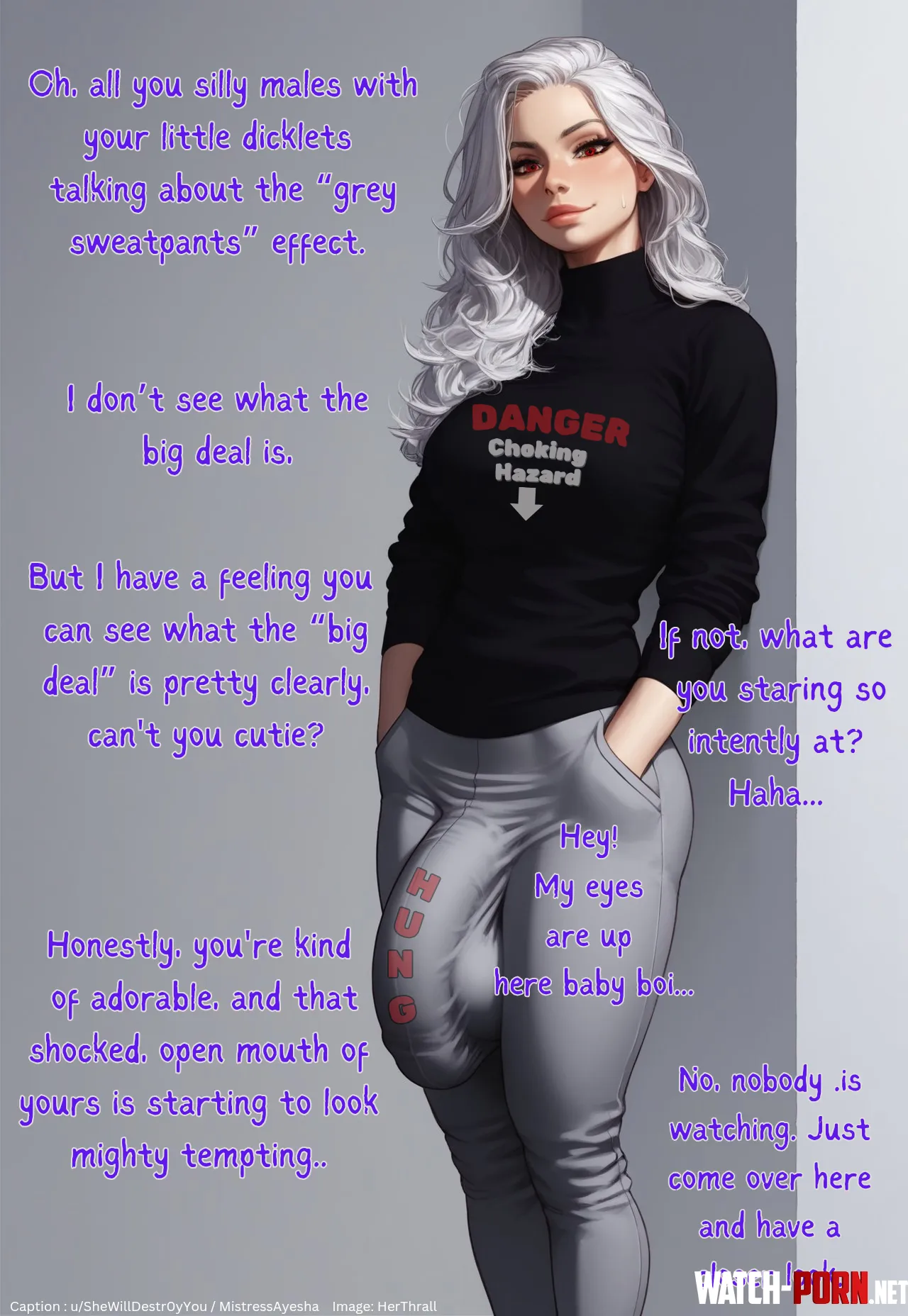 The Grey Sweatpants Effect Image HerThrall Futadom Cock Awe SPH Wholesome Rimmance Ayeshaverse by SheWillDestr0yYou