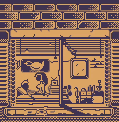 Thumbnail Window: Attempt at 1bit PixelArt by gojibo | PixelArtNSFW