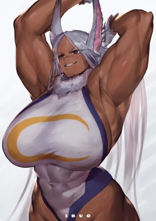 Thumbnail Muscled Titty Goddess Mirko by ibuo: A BokuNoEroAcademia Revelation