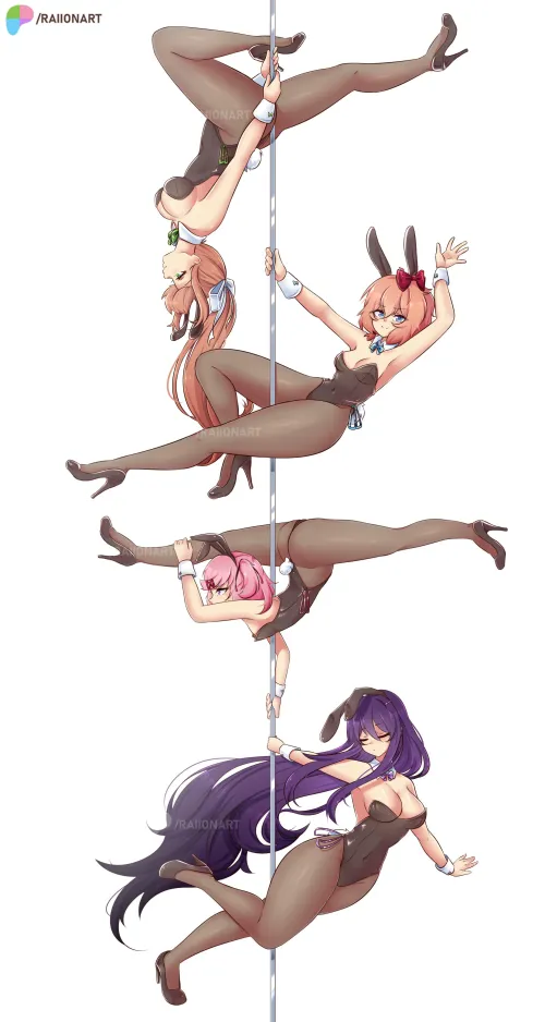 Thumbnail Doki Bunnies on Pole Art By RaionArt - All You Need to See