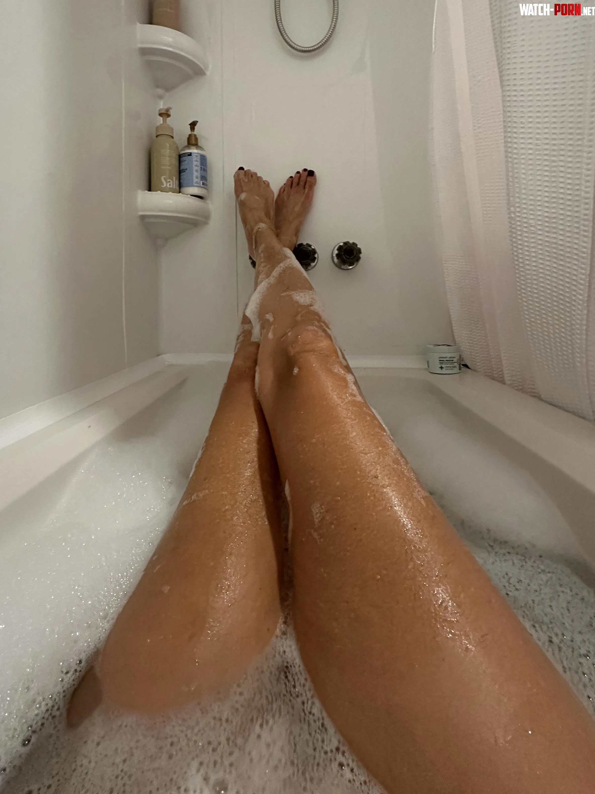 Long soapy legs  by Sweet_Miss_T