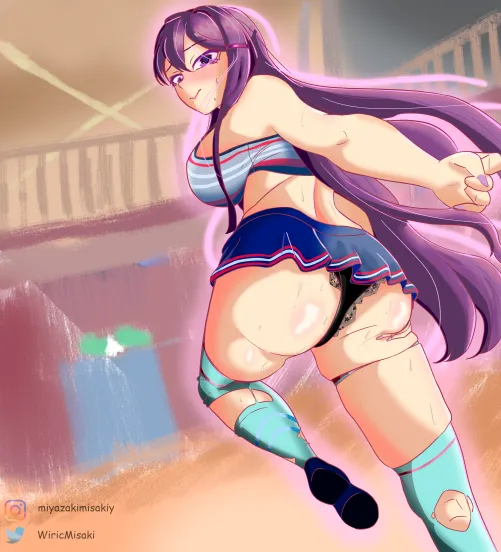 Thumbnail Yuri Art with Cheerleader Vibe Captured by WiricHiroga