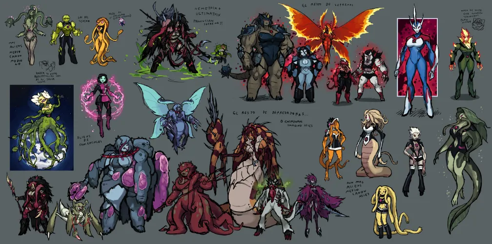 Thumbnail Chaquetrix Exploration by Kroenen19 - MonsterGirl Artistic Journey