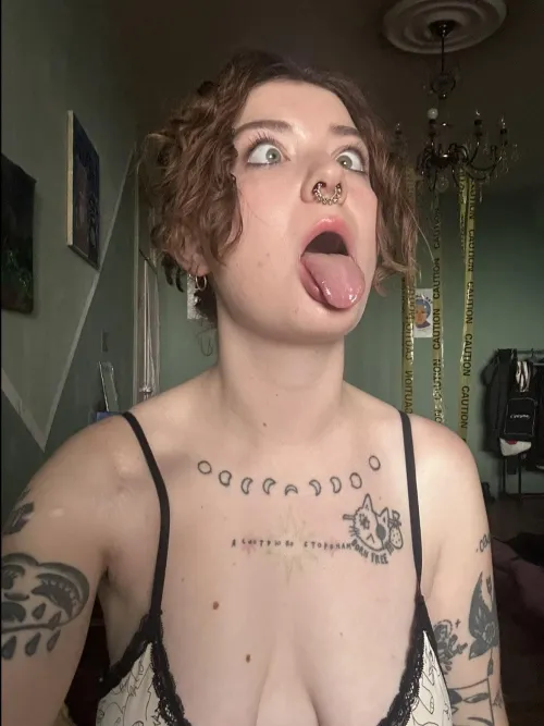 Thumbnail Intense Gaze: Admiring RealAhegao by feetyourlick