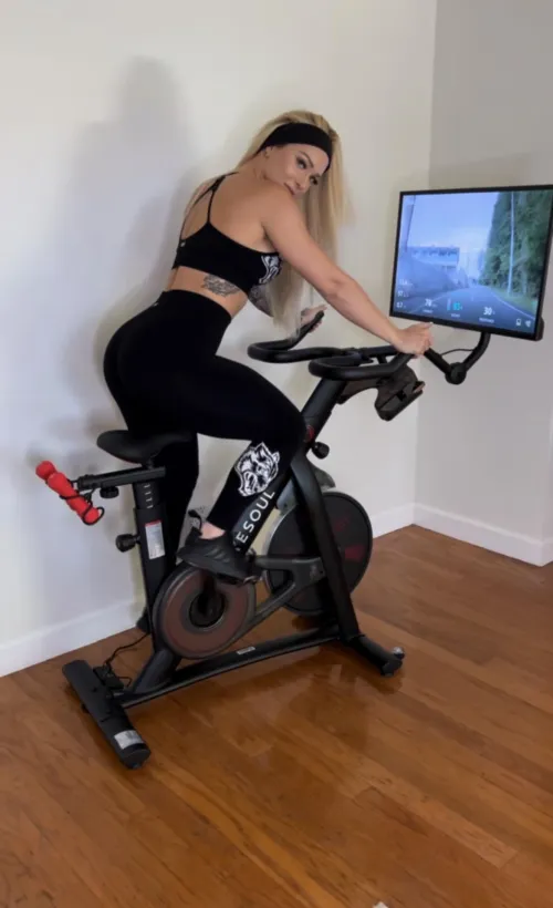 Thumbnail Watch the Movement: FitnessBarbiee's Energetic Display | hotgirlsinyogapants Fitness Fun