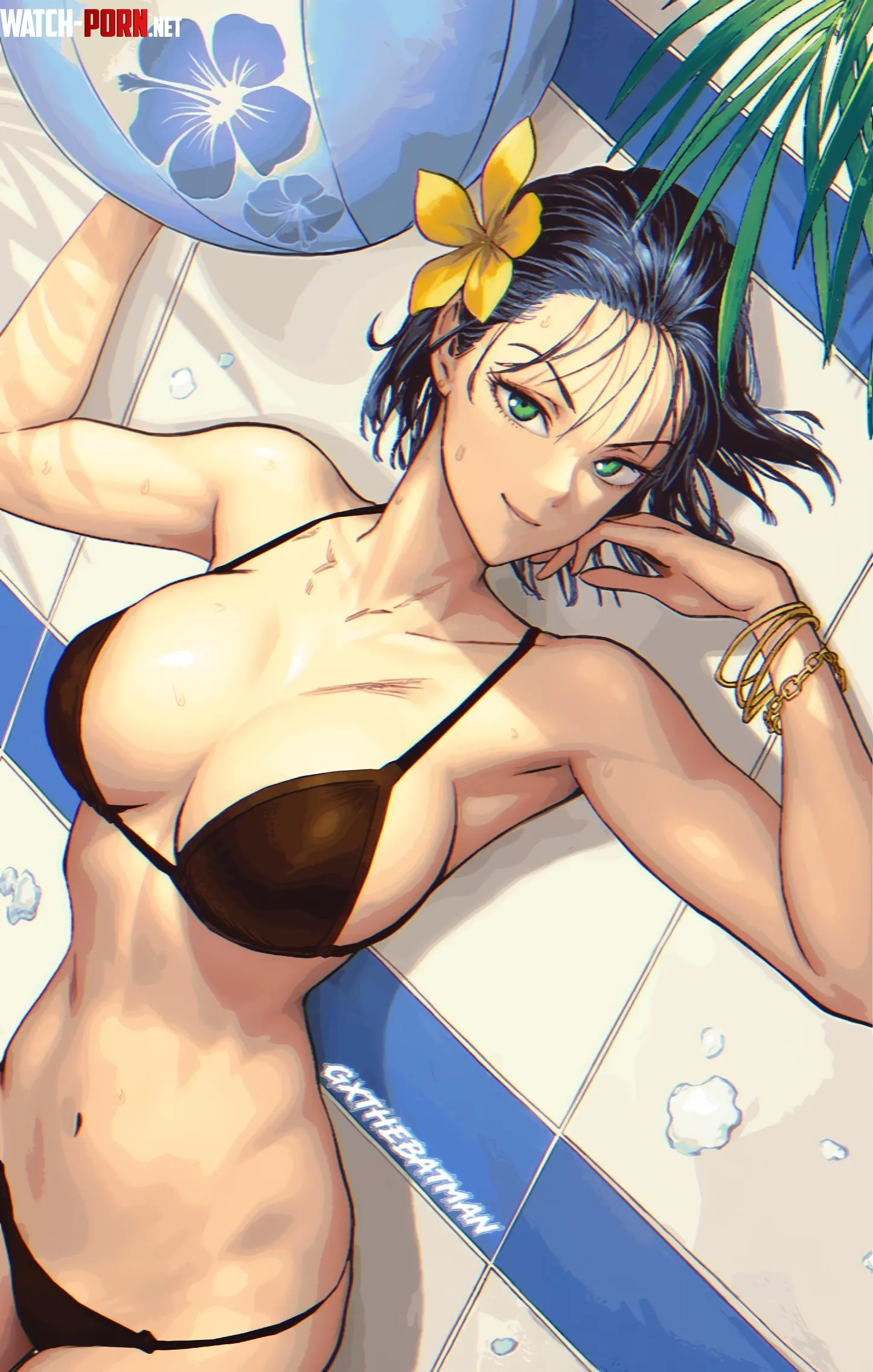 Fubuki getting a tan One Punch Man by GxTheBatmanYouTube