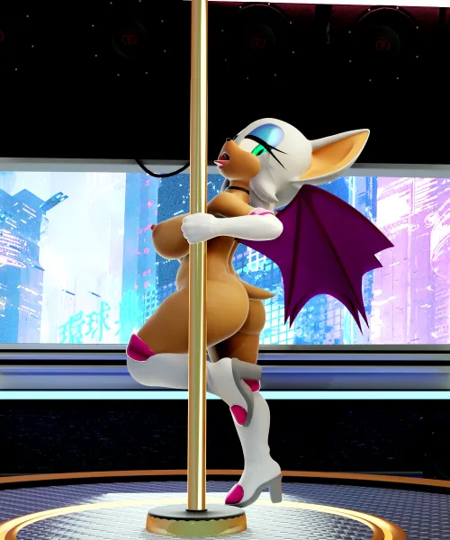 Thumbnail SonicPorn Spotlight: Rouge's Mesmerizing Performance by magicalgirljaiden