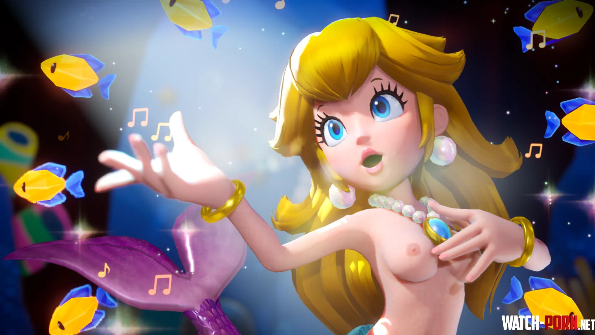 Mermaid Peach Princess Peach Showtime by FrancisLouiss