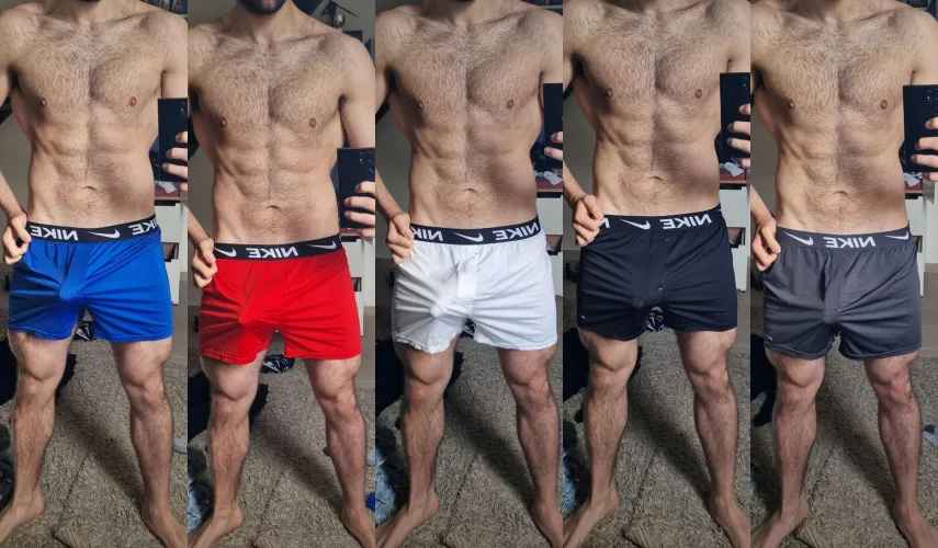 Thumbnail Discovering the Best Color: Nicksalman's Exploration in boxershorts