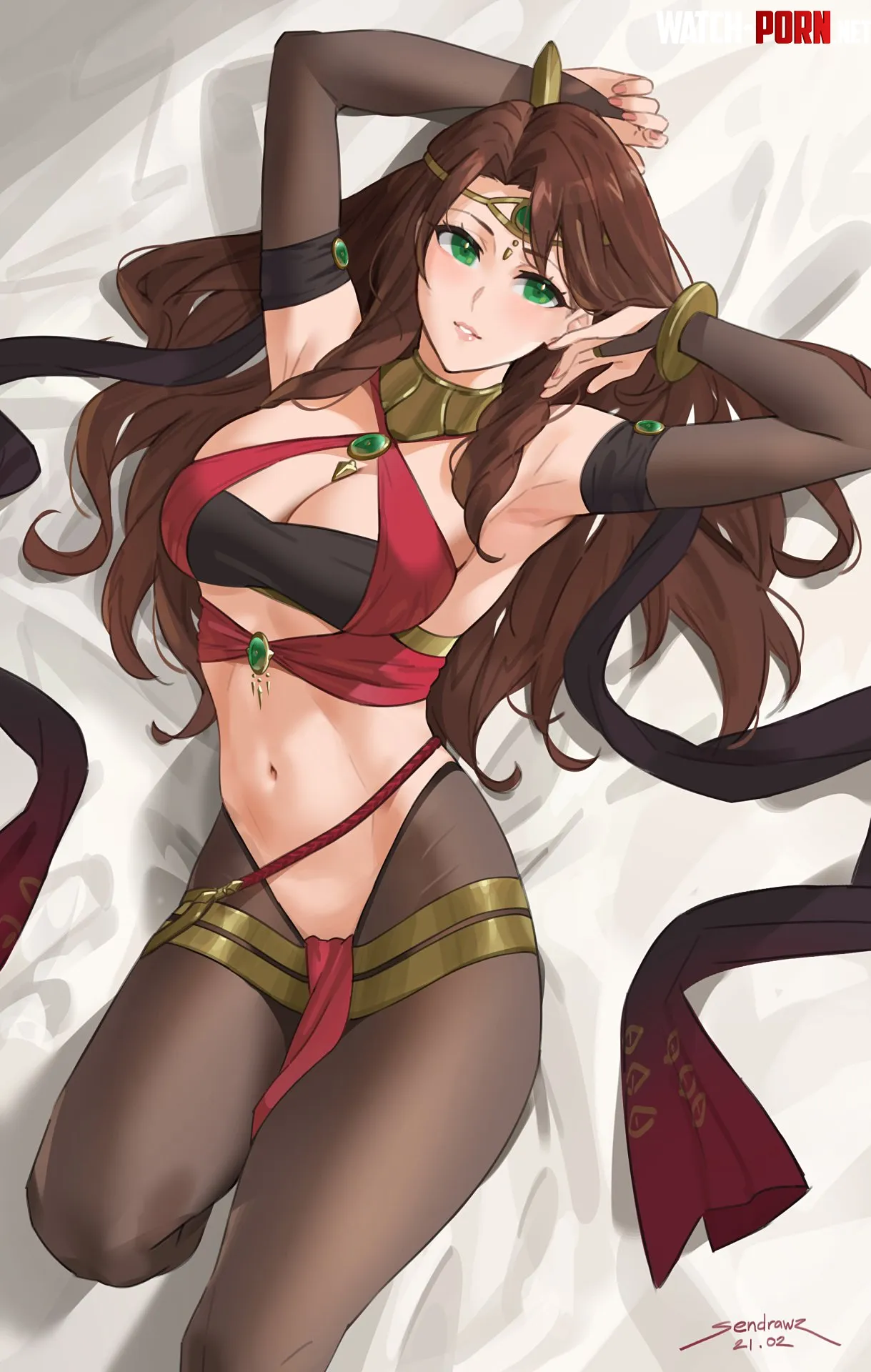 Dorothea in a revealing dancer outfit Fire Emblem by Terran117