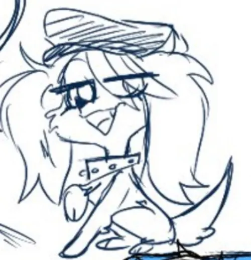 Thumbnail Zoe Trent Sketch: Cozystarz's Furry Creation by Haunting_Oven8601