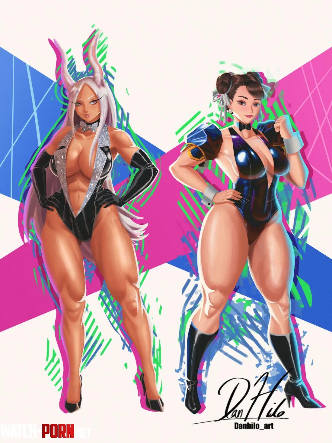 Rumi Usagiyama amp ChunLi Danhiloart by TheTMoneyMan