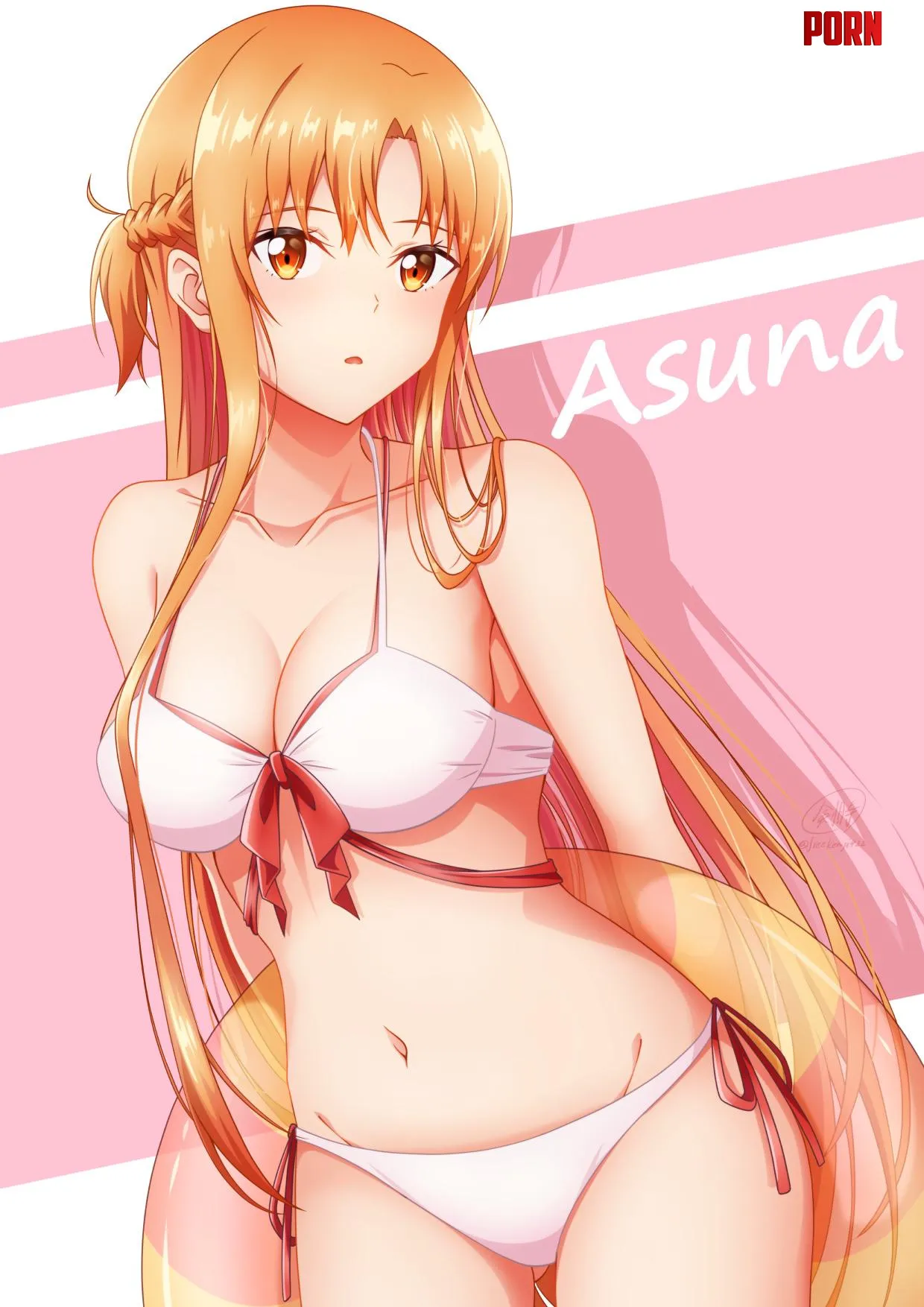 Sexy Asuna Yuuki In Her Bikini Sword Art Online by Csxc