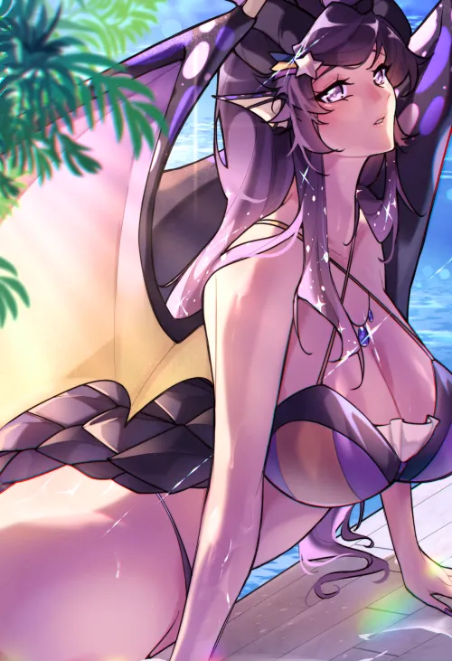 Thumbnail Ayame's Allure: OriginalNams' Swimsuit Hentai Creation