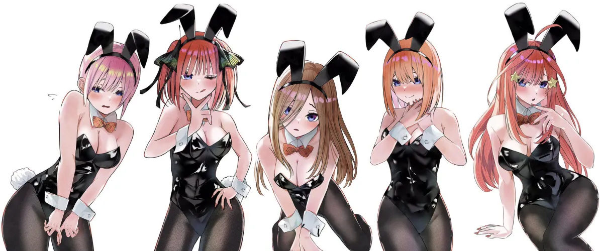 Thumbnail Quintessential Quintuplets Bunny Girl Outfits: A Cute Collection by Csxc in AnimeBodysuits