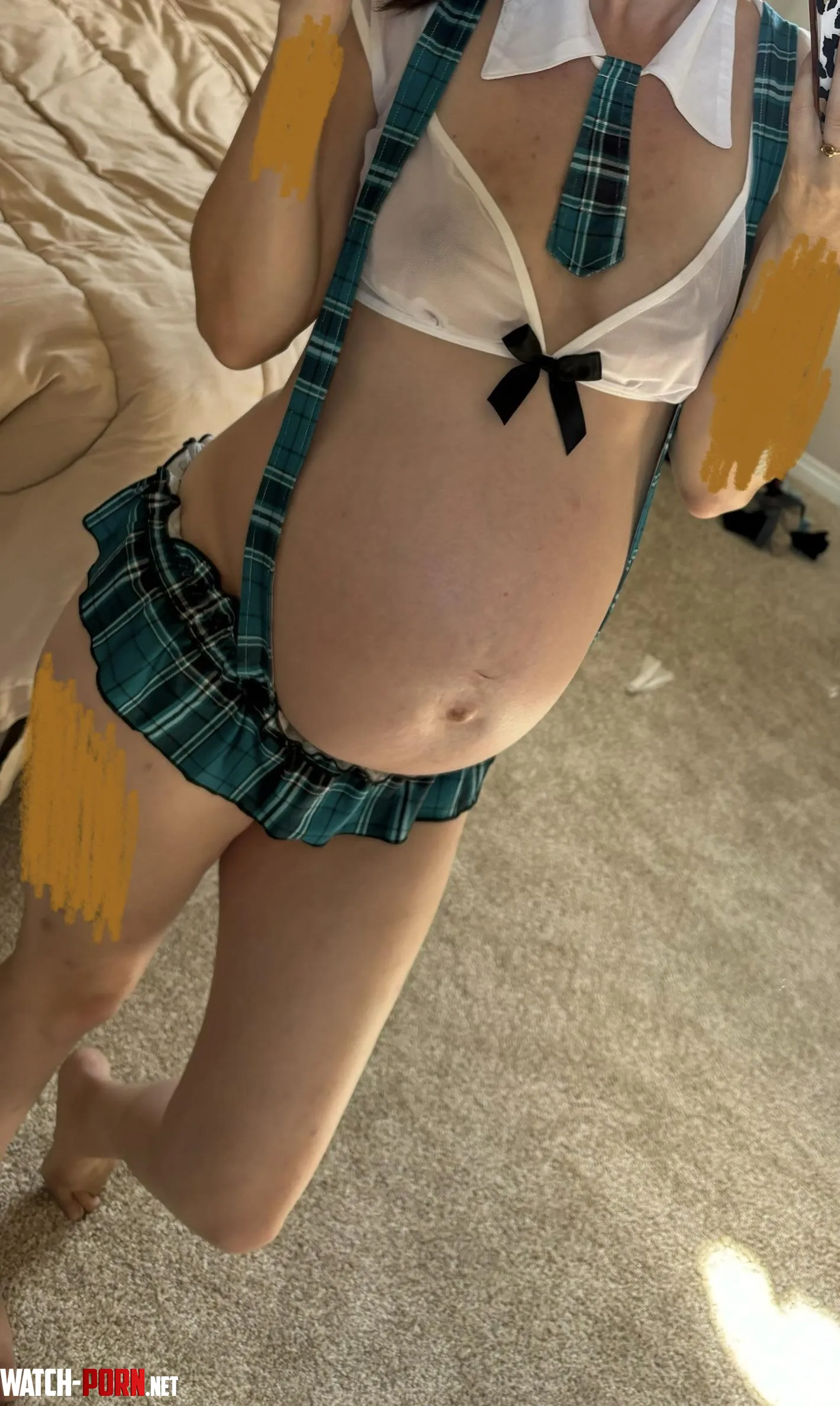 Would you give my pregnant body an A by Sexy_aly_xxx