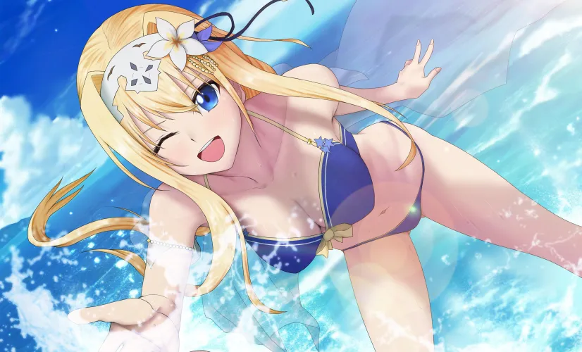 Thumbnail Enjoy a Sensual Swim with Swimsuit Alice | Author: Emilia67