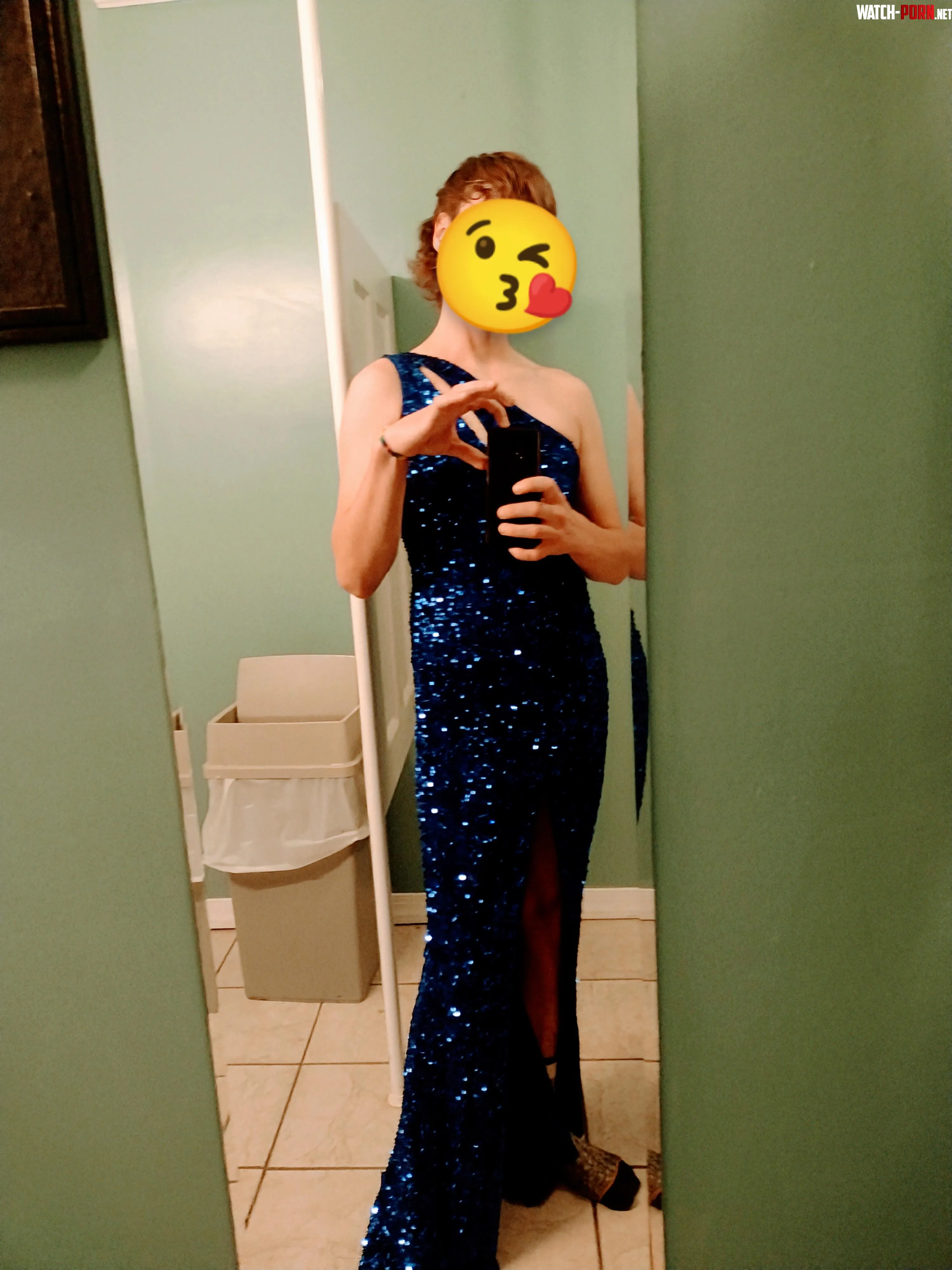 Got to try on this sparkly dress  by CleanShampoo2