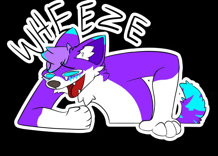 Thumbnail Laugh with SmartntIGuess's 'He doin a heckin wheeze' in furry Category