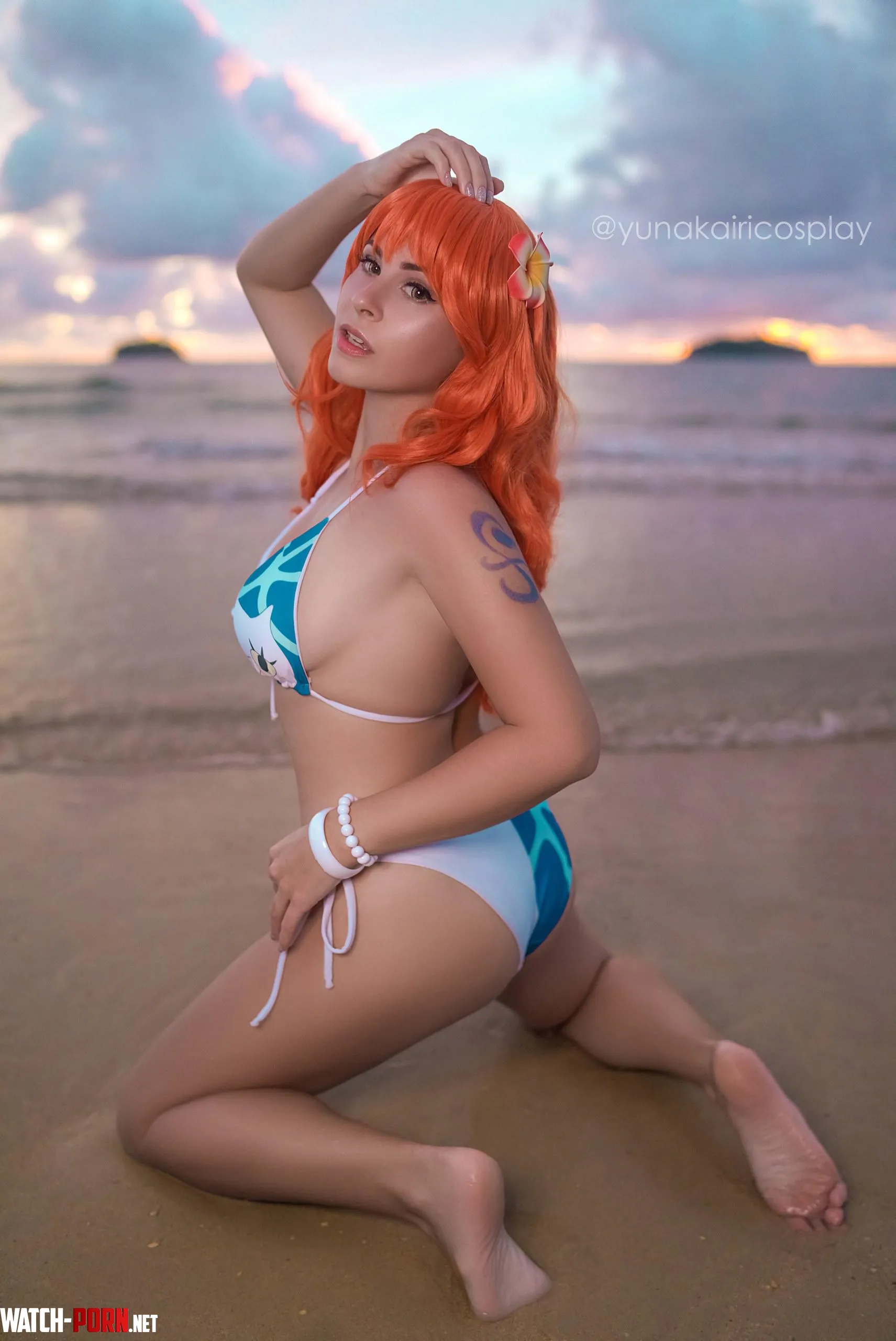 Nami from One Piece by Yuna Kairi by AlexeyShtein