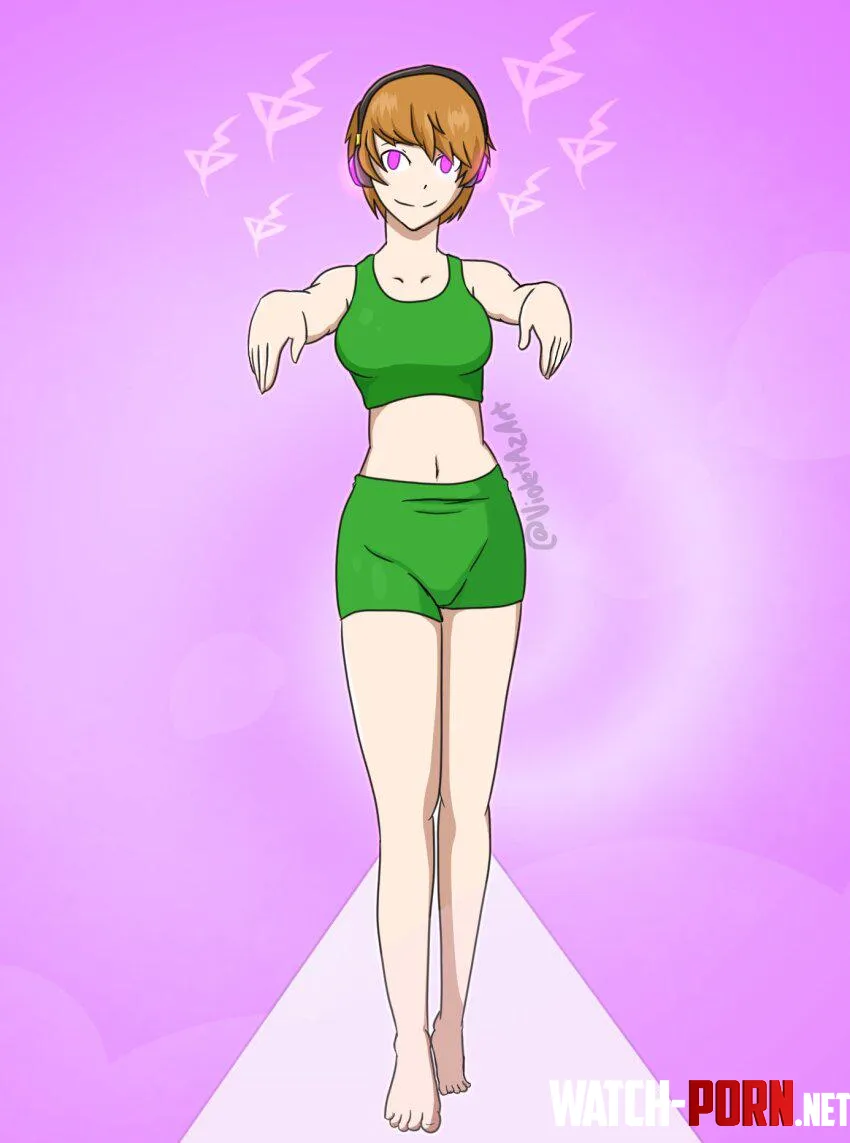 Chie hypnotized violetazart by Psychological-Cod297