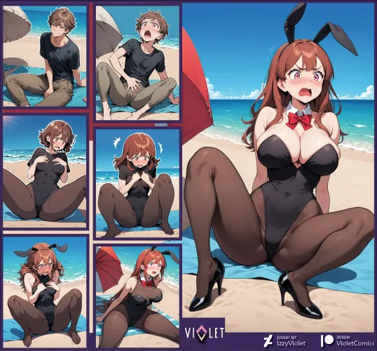 Thumbnail Beach Bunny Gender Transformation by Izzy_Violet | TG Content