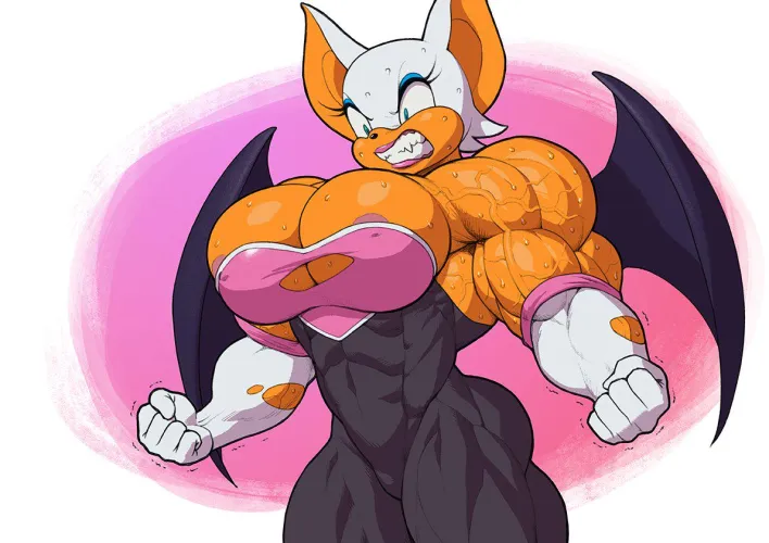 Thumbnail Rouge the Bat by pokkuti Art Analysis | fitdrawngirls