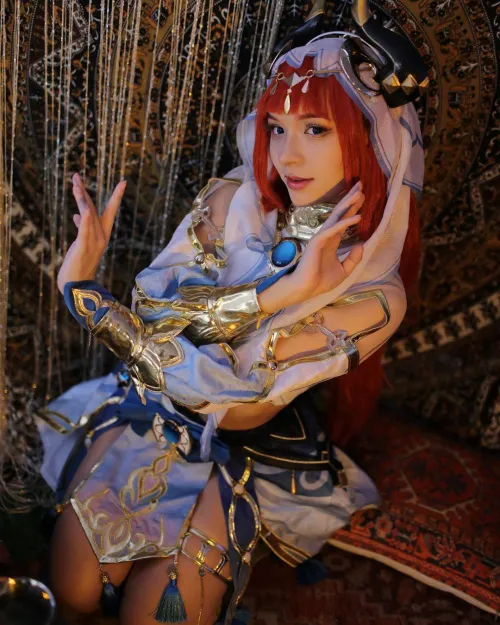 Thumbnail Nilou Cosplay from Genshin Impact by PearllhimePlayful - A Glance at Cosplaygirls Magic